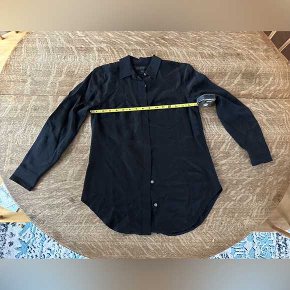 Jcrew silk women’s button down size 0 petite NWT - Picture 5 of 8